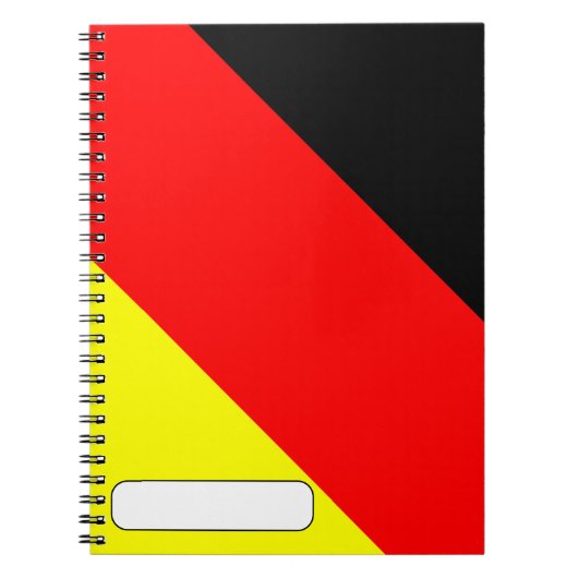 Carnet Drapeau allemand moderne (Devant)