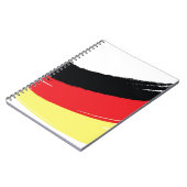 Carnet Drapeau allemand peint (Côté gauche)