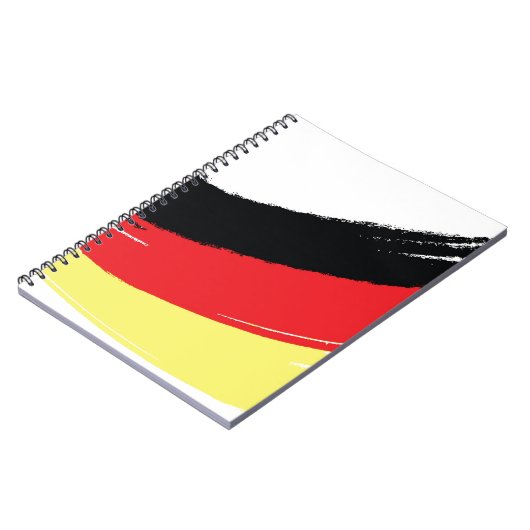 Carnet Drapeau allemand peint (Côté gauche)