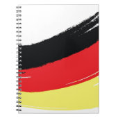 Carnet Drapeau allemand peint (Devant)