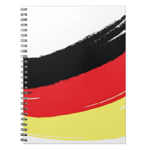 Carnet Drapeau allemand peint