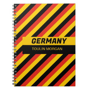 Carnet Drapeau allemand personnalisé