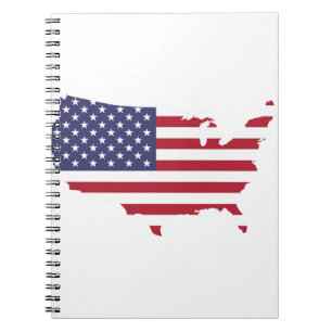 Carnet drapeau américain