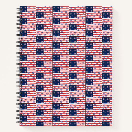 Carnet Drapeau américain (Devant)