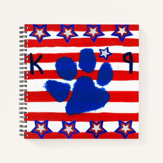 Carnet Drapeau américain (Devant)