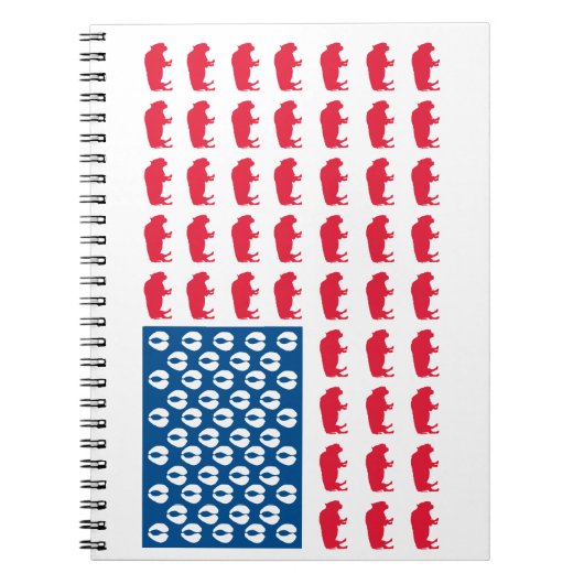Carnet Drapeau américain Buffalo (Devant)
