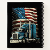 Carnet Drapeau américain de camionnette pour voiture patr (Dos)