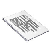 Carnet Drapeau américain de chasse (Côté Droit)