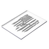 Carnet Drapeau américain de chasse (Côté gauche)