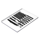 Carnet Drapeau américain de Disk Golf (Côté gauche)