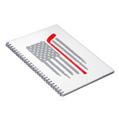 Carnet Drapeau américain de hockey (Côté Droit)