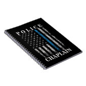 Carnet Drapeau américain de l'aumônier de police (Côté Droit)