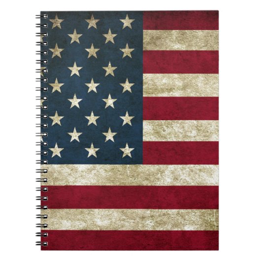 Carnet Drapeau américain des Etats-Unis de cru (Devant)