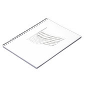 Carnet Drapeau Américain Distress Vers Le Bas États-Unis (Côté gauche)