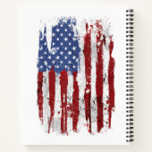 Carnet Drapeau américain États-Unis d'Amérique 4t (Dos)