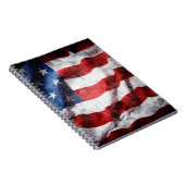 Carnet Drapeau américain Grunge (Côté Droit)
