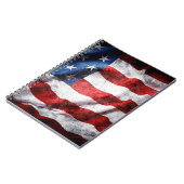 Carnet Drapeau américain Grunge (Côté gauche)