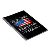 Carnet Drapeau américain La constitution des États-Unis d (Côté Droit)