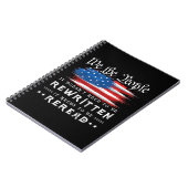 Carnet Drapeau américain La constitution des États-Unis d (Côté gauche)