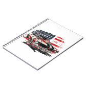 Carnet Drapeau Américain Patriotique (Côté gauche)