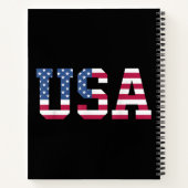 Carnet Drapeau américain Patriotique Rouge Blanc Bleu Éto (Dos)