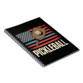 Carnet Drapeau américain Pickleball (Côté Droit)