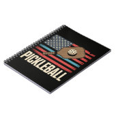 Carnet Drapeau américain Pickleball (Côté gauche)