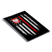 Carnet Drapeau américain polonais Combo Pologne Usa Polsk (Côté Droit)