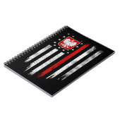 Carnet Drapeau américain polonais Combo Pologne Usa Polsk (Côté gauche)