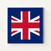 Carnet Drapeau anglais patriotique (Dos)