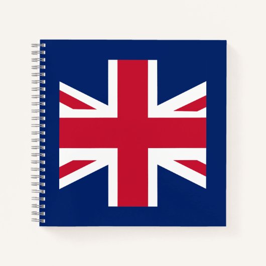 Carnet Drapeau anglais patriotique (Devant)