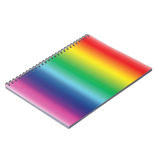 Carnet drapeau arc-en-ciel couleur lgbt (Côté gauche)