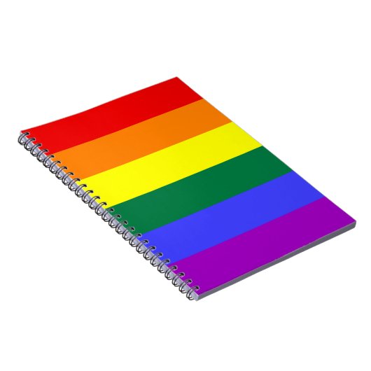 Carnet Drapeau arc-en-ciel LGBT Pride (Côté Droit)