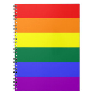 Carnet Drapeau arc-en-ciel LGBT Pride