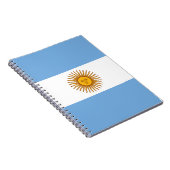 Carnet Drapeau argentin Bandera De Argentina (Côté Droit)