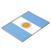 Carnet Drapeau argentin Bandera De Argentina (Côté gauche)