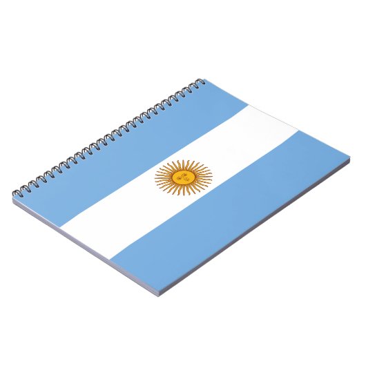Carnet Drapeau Argentine (Côté gauche)