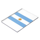 Carnet Drapeau Argentine (Côté gauche)