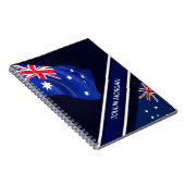 Carnet Drapeau australien personnalisé (Côté Droit)