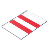 Carnet Drapeau Autriche (Côté gauche)