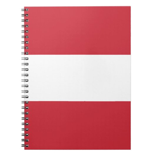 Carnet Drapeau autrichien (Devant)