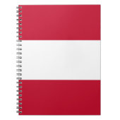 Carnet Drapeau autrichien (Devant)