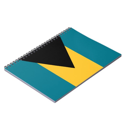 Carnet Drapeau Bahamas (Côté gauche)