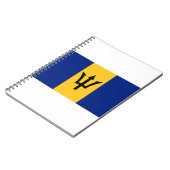 Carnet Drapeau Barbade (Côté gauche)
