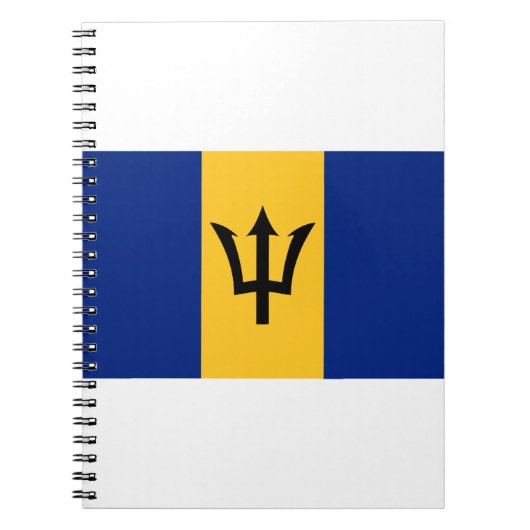 Carnet Drapeau Barbade (Devant)