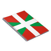 CARNET DRAPEAU BASQUE VASCA D'IKURRIÑA DRAPEAU EUSKADI (Côté Droit)