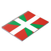 CARNET DRAPEAU BASQUE VASCA D'IKURRIÑA DRAPEAU EUSKADI (Côté gauche)
