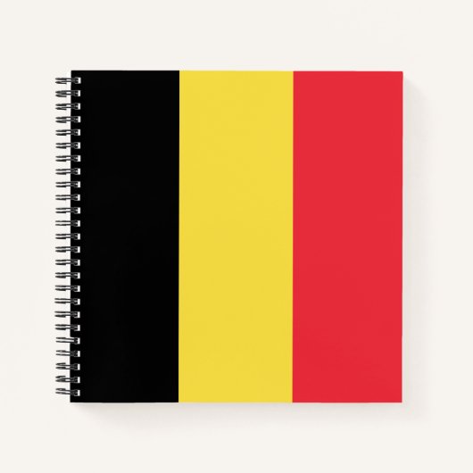 Carnet Drapeau Belgique (Devant)