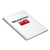 Carnet Drapeau Bermudes Couleur claire (Côté Droit)