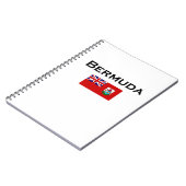 Carnet Drapeau Bermudes Couleur claire (Côté gauche)